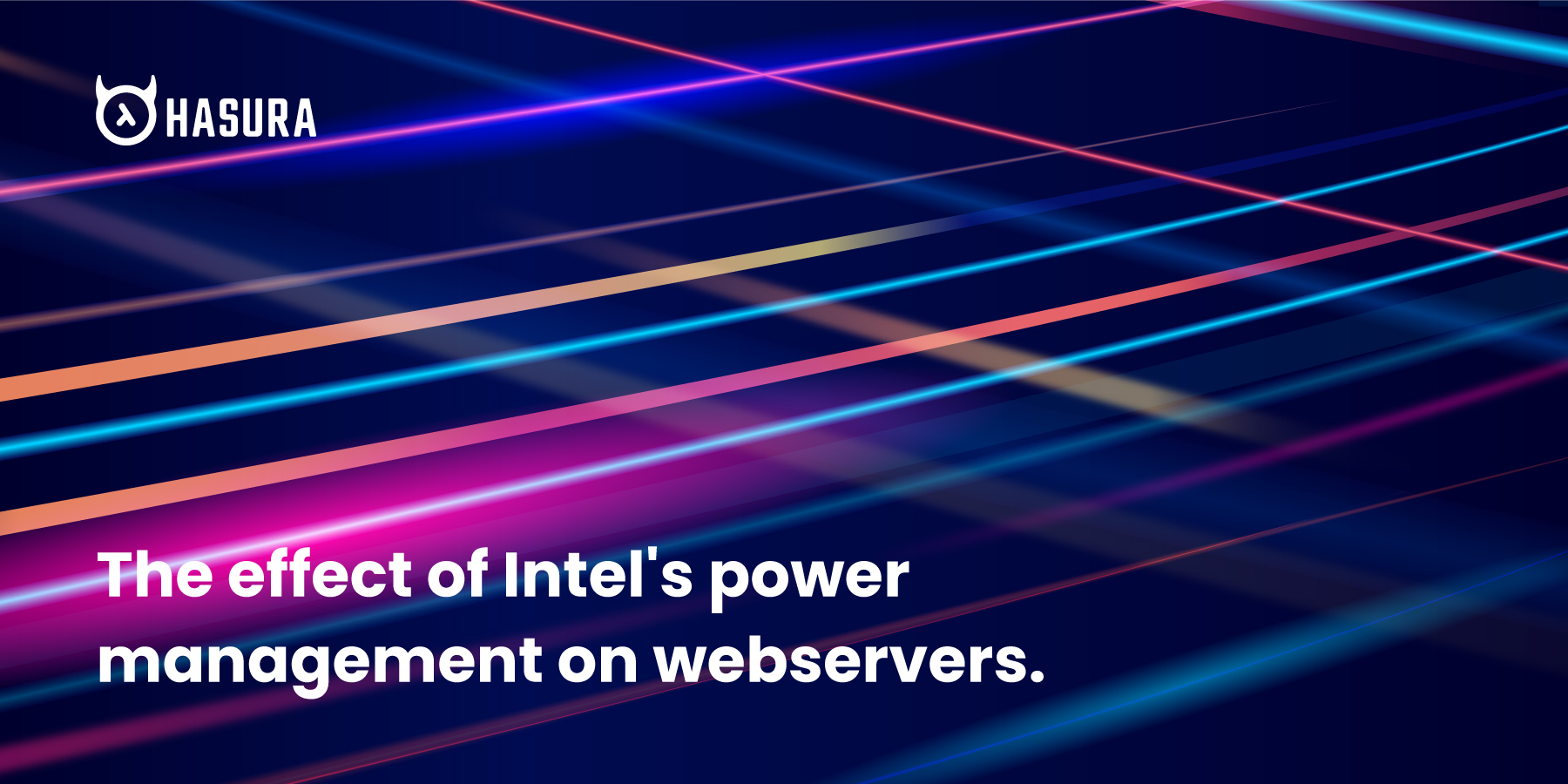 Effect of Intel's power management on web servers