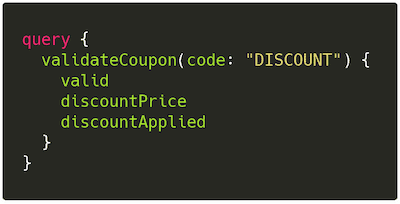 Custom GraphQL query to validate coupon