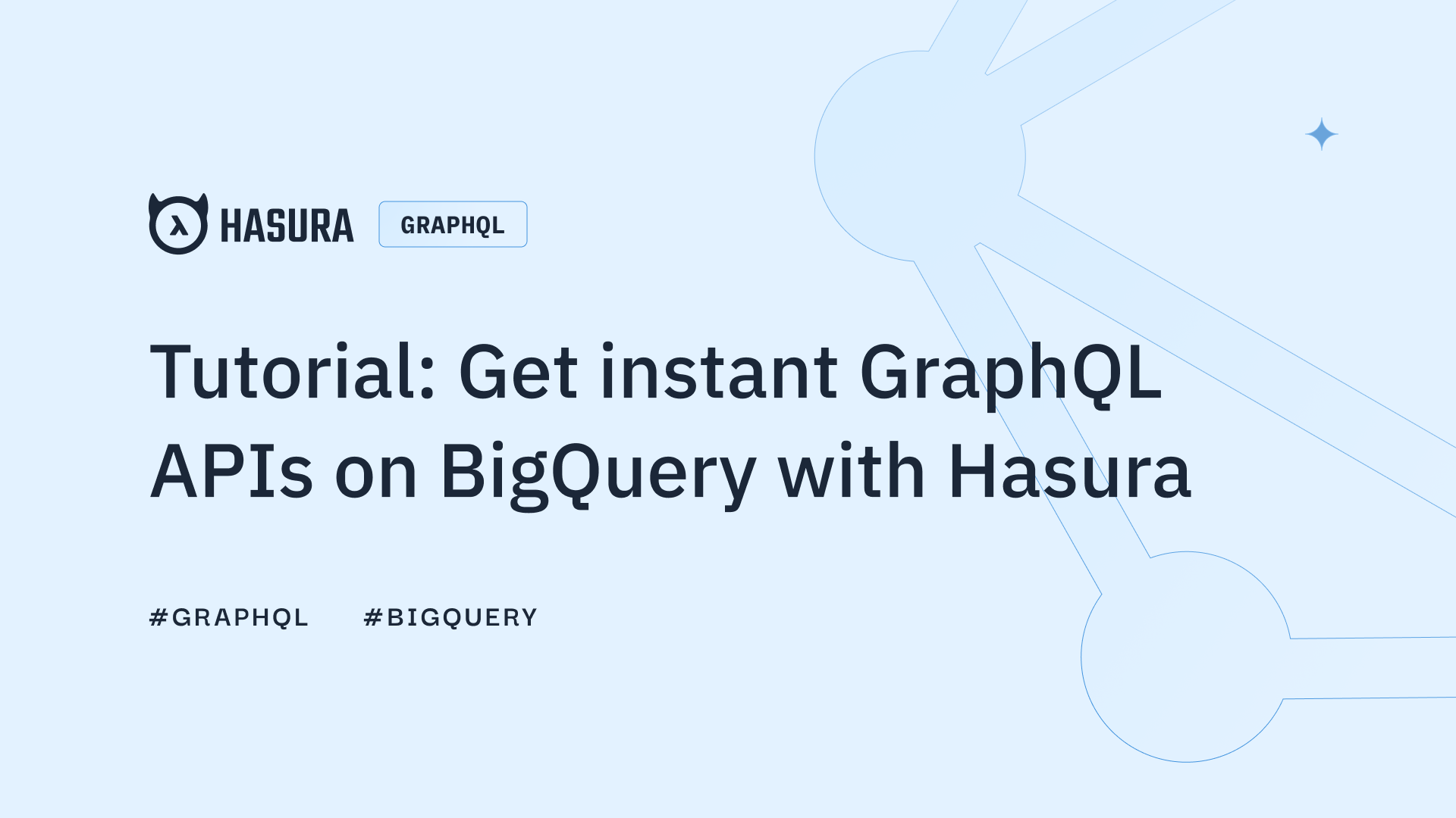 Tutorial: Get instant GraphQL APIs on BigQuery with Hasura