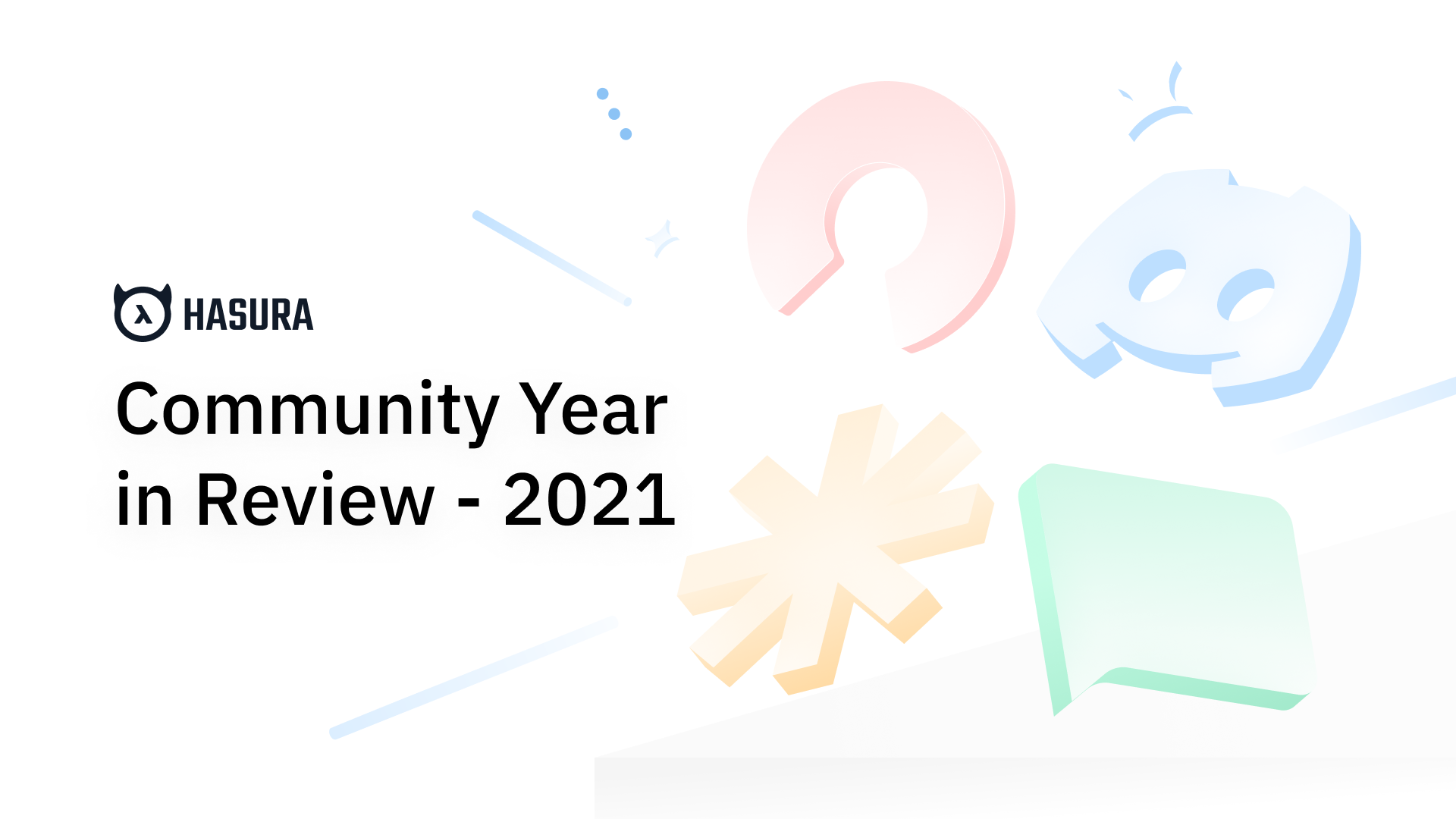Hasura Community Year in Review - 2021