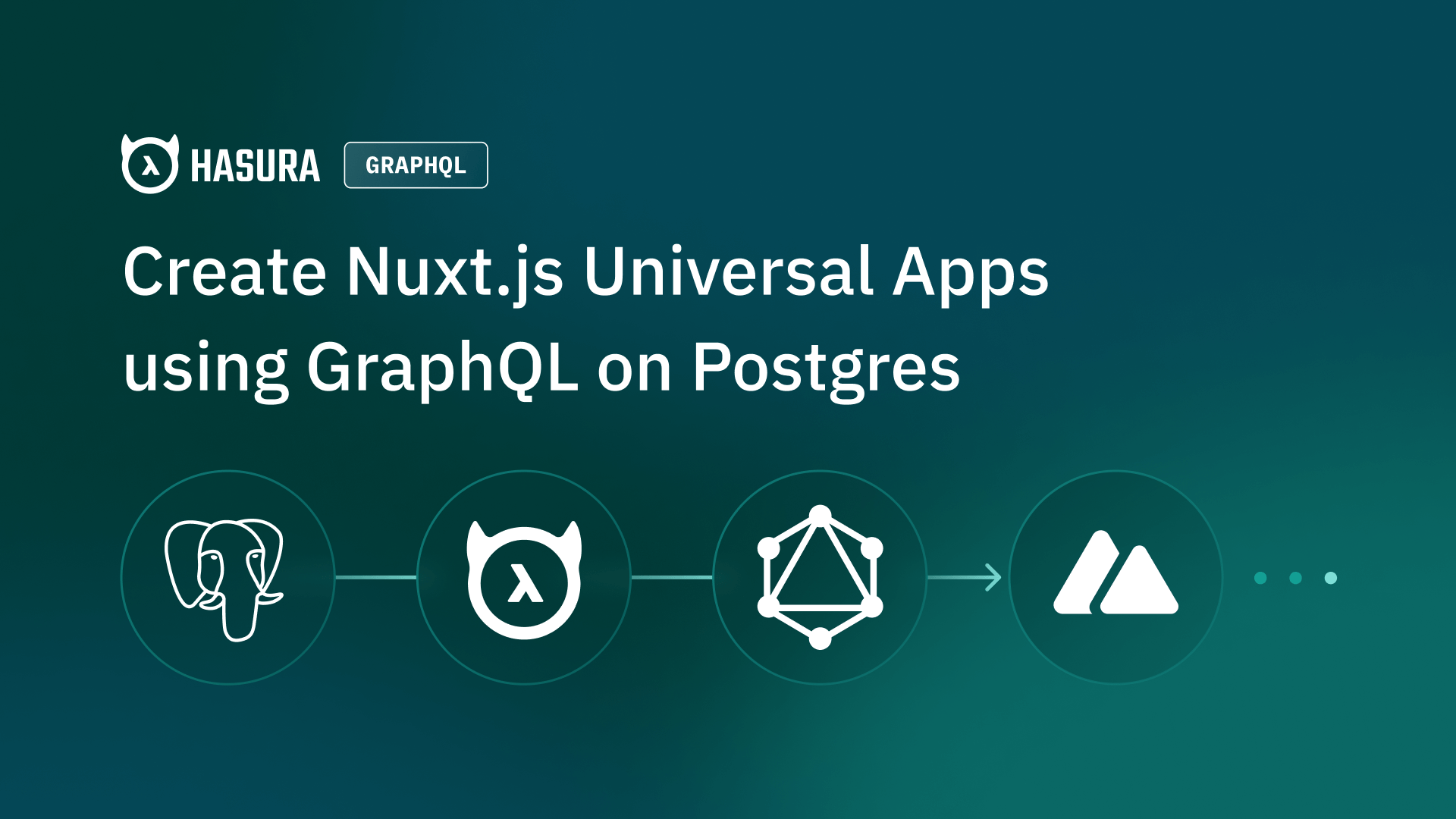 Create Nuxt.js Universal Apps using GraphQL on Postgres