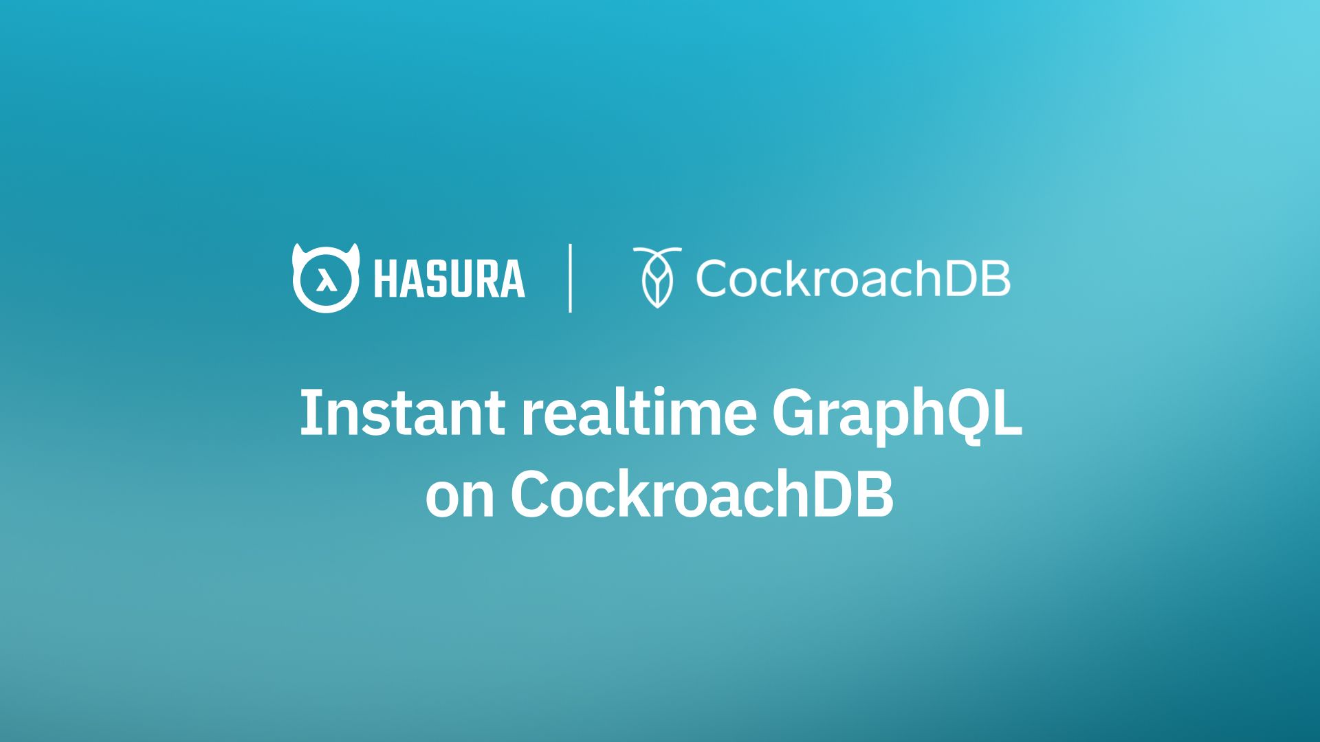 Introducing Instant GraphQL for CockroachDB