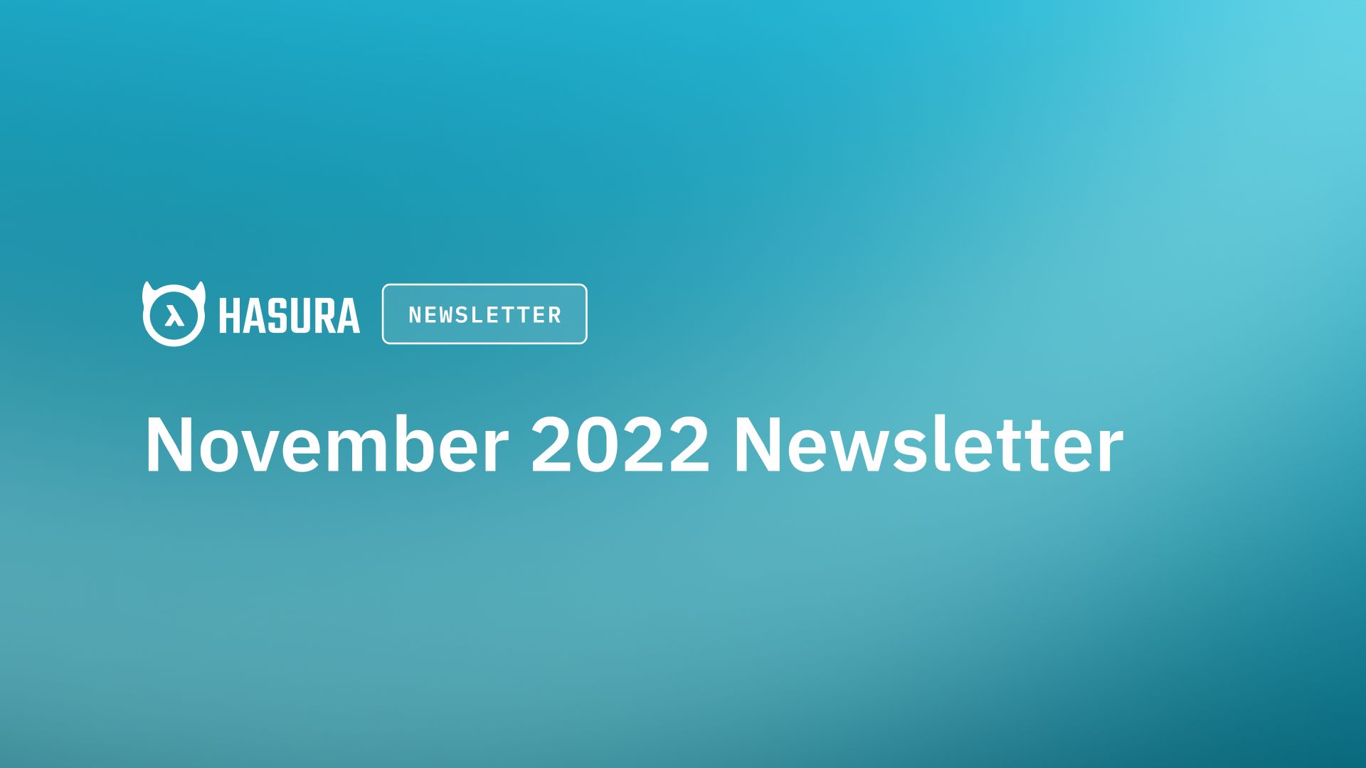 November 2022 Newsletter