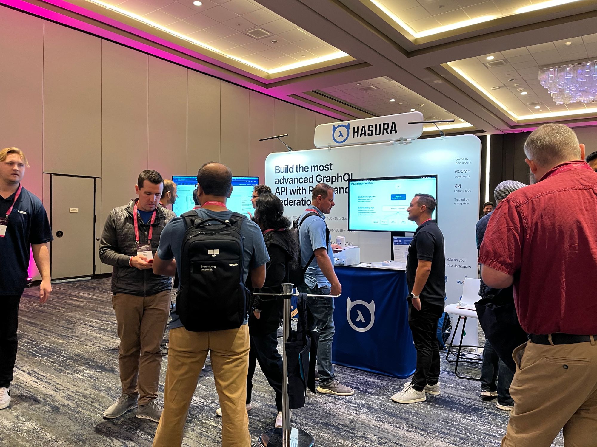 Hasura Booth at the GraphQL Conf