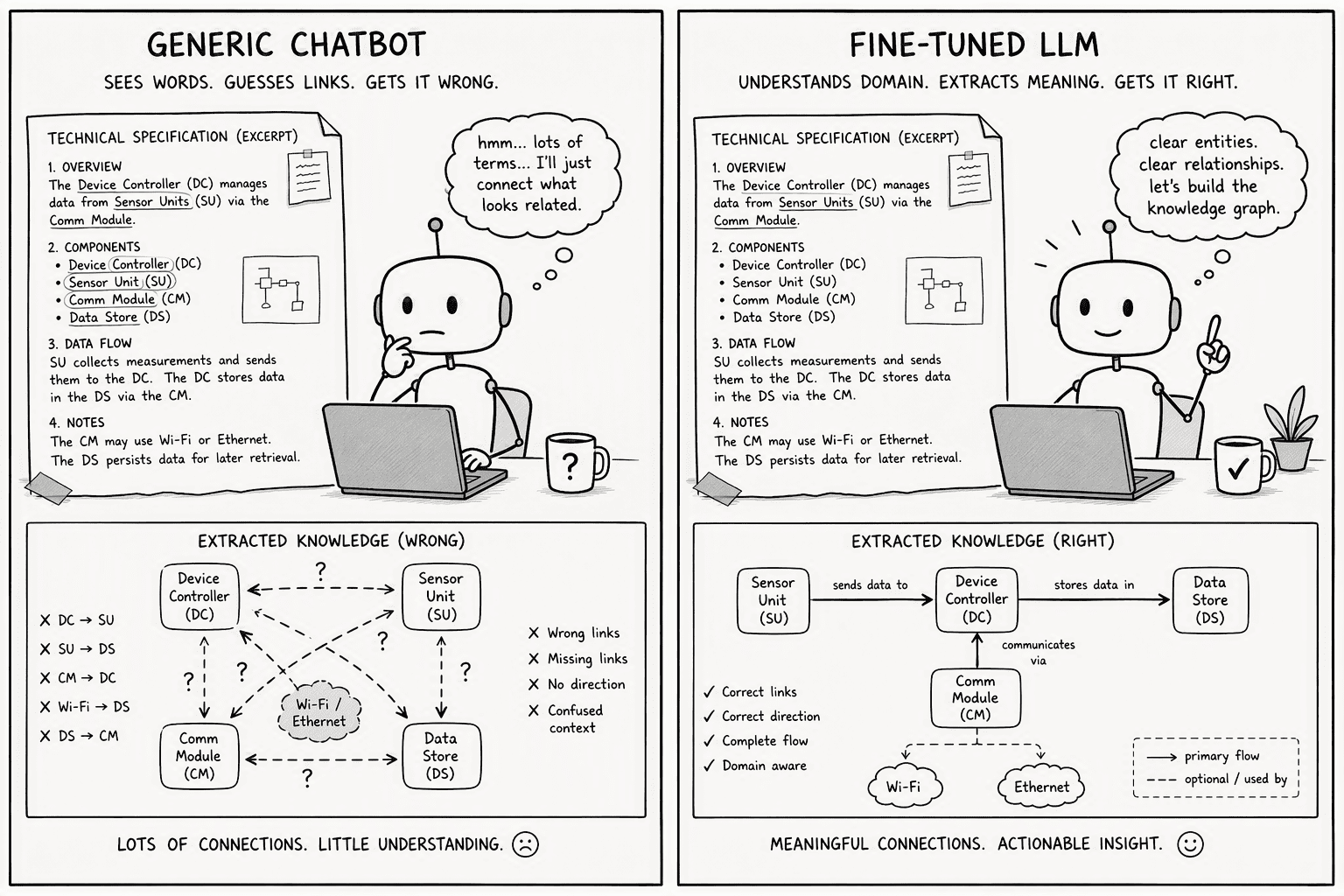 Illustration for Step 4: Extract Entities and Relationships from Unstructured Text with Fine-Tuned LLMs