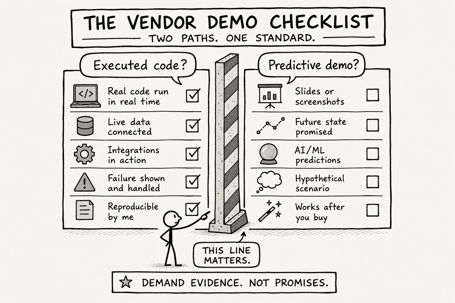 Illustration for Vendor Evaluation Blueprint: Questions That Expose the Code-Model Boundary