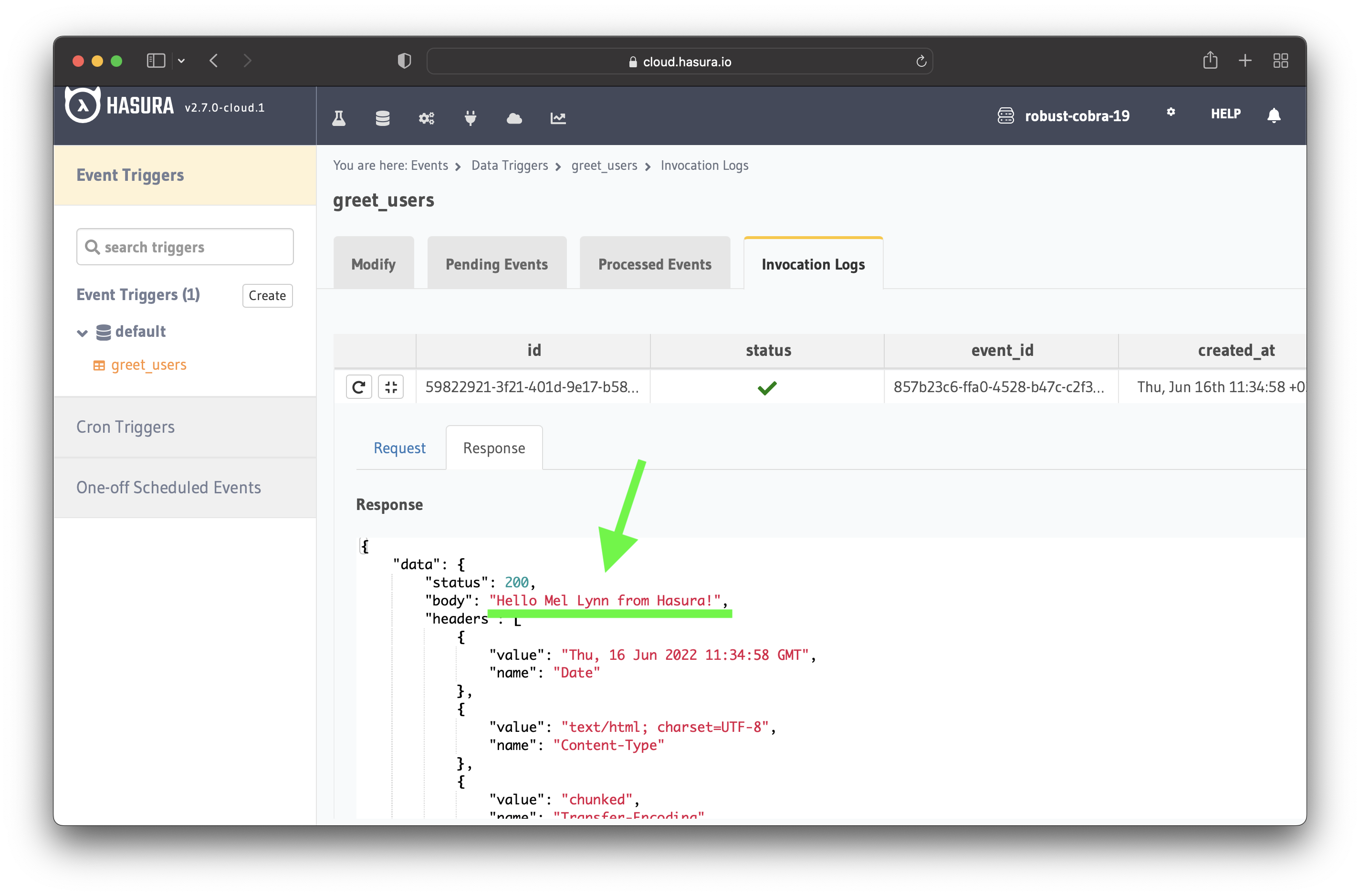 Trigger Serverless DigitalOcean Functions with Hasura Events