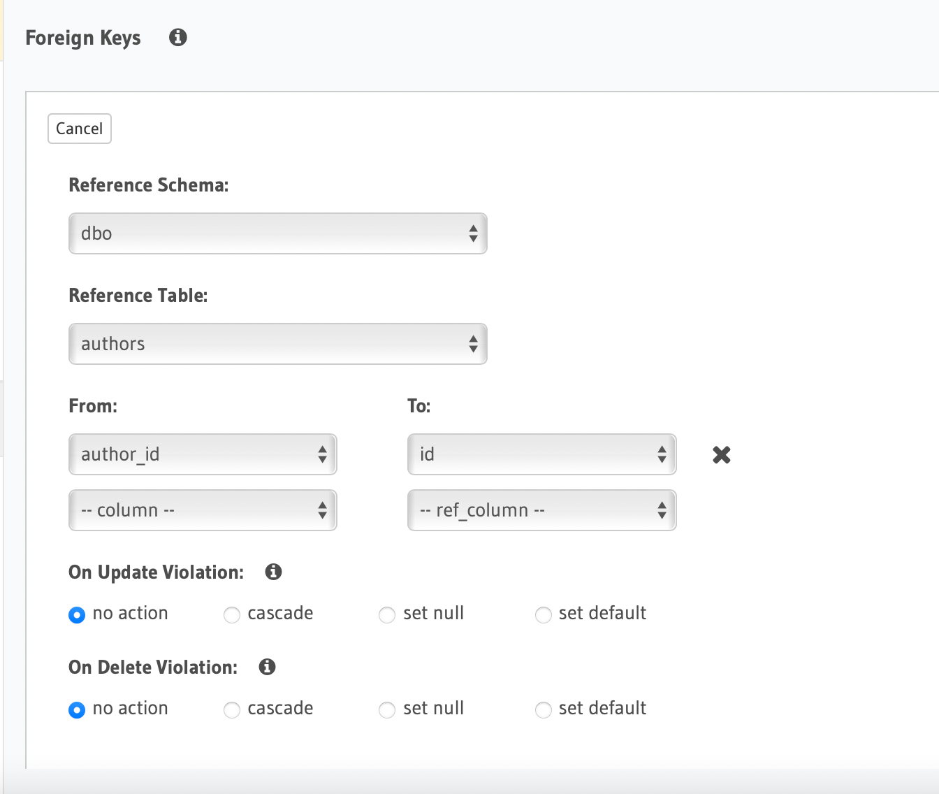 Add foreign-key constraint