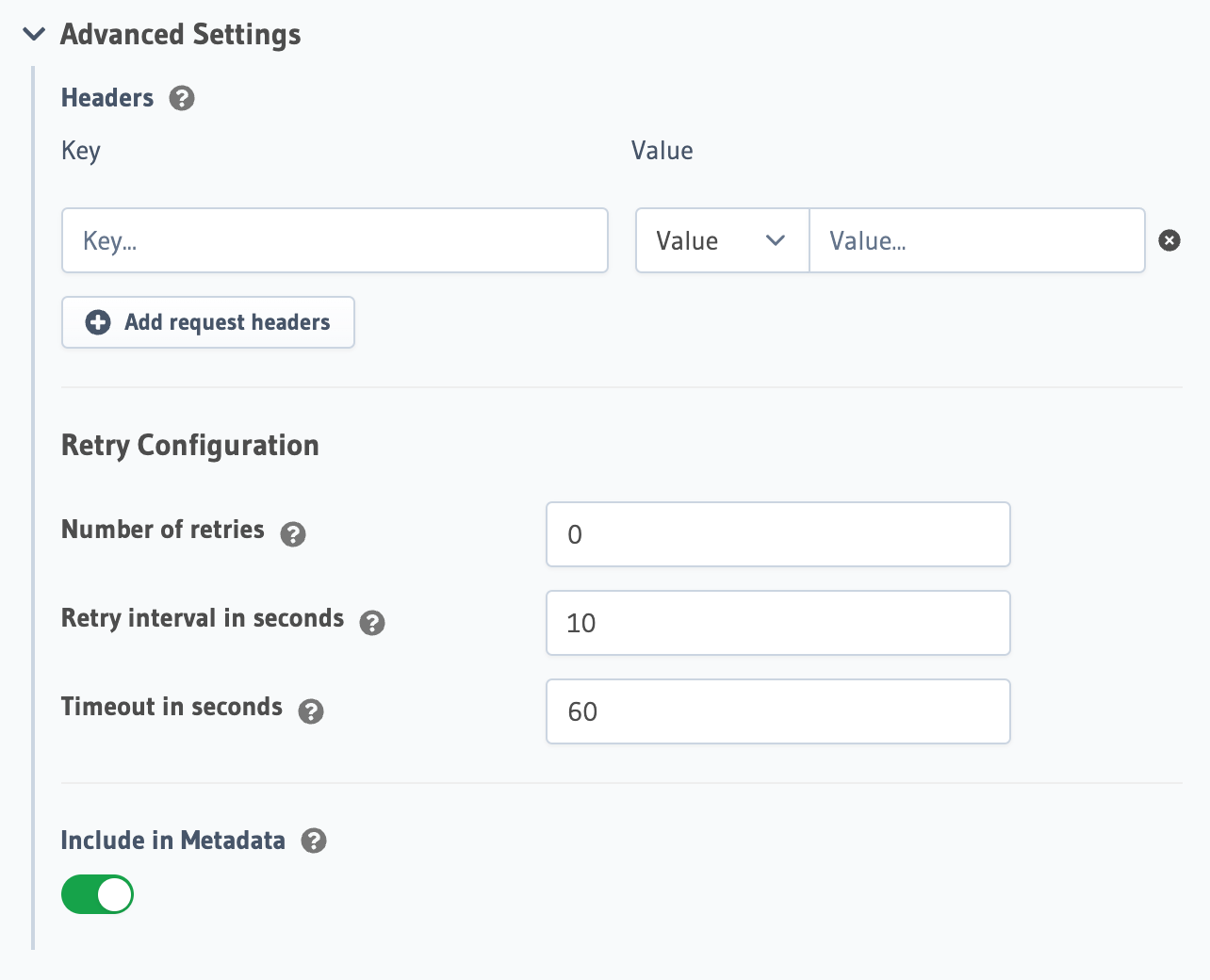 Defining advanced options for a Scheduled Trigger