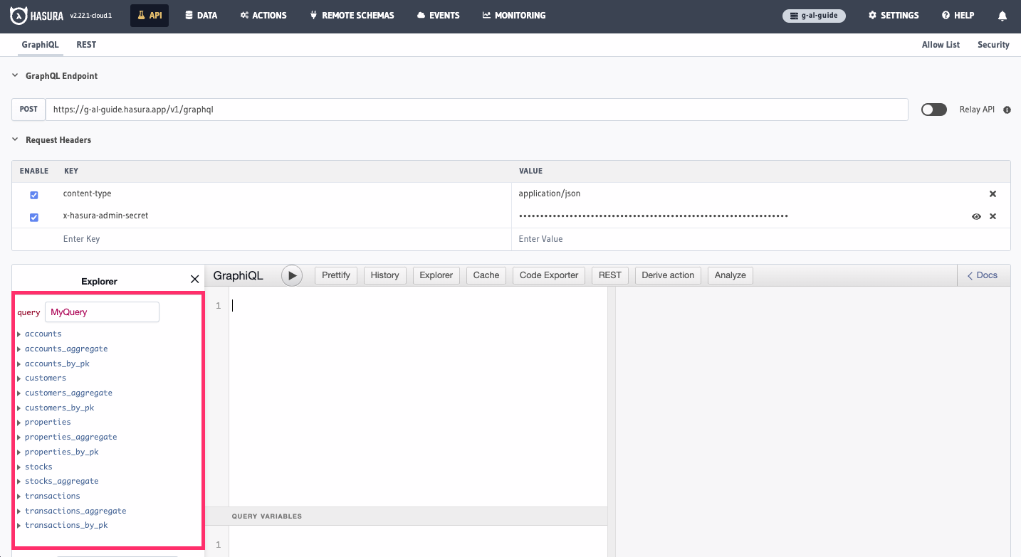 Root-level fields of our API