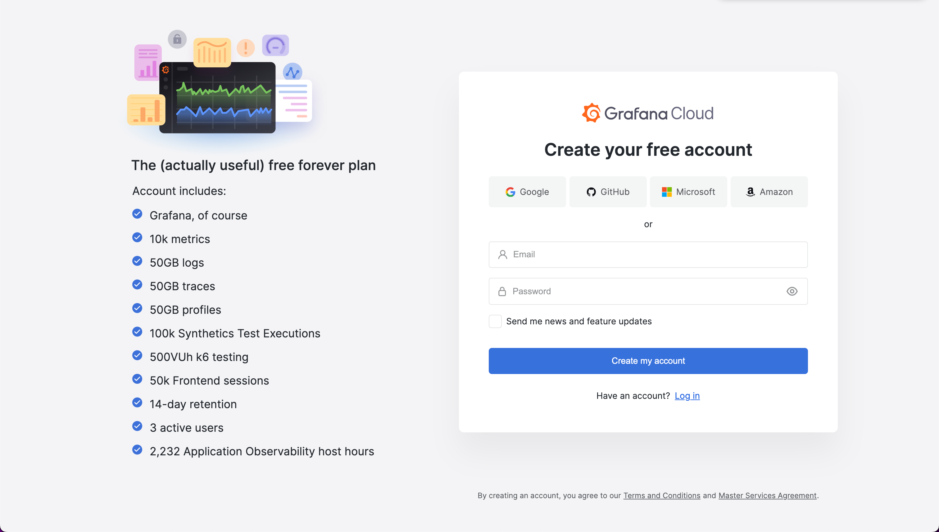 Grafana Cloud Login