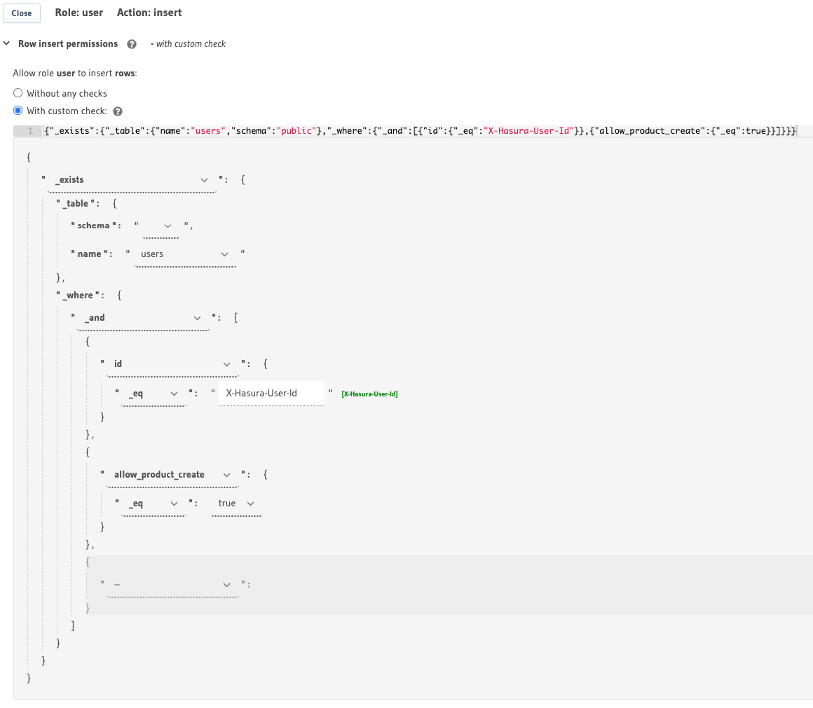 Use an unrelated table to build rules