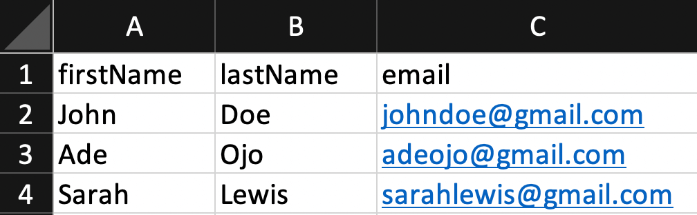 .csv data file