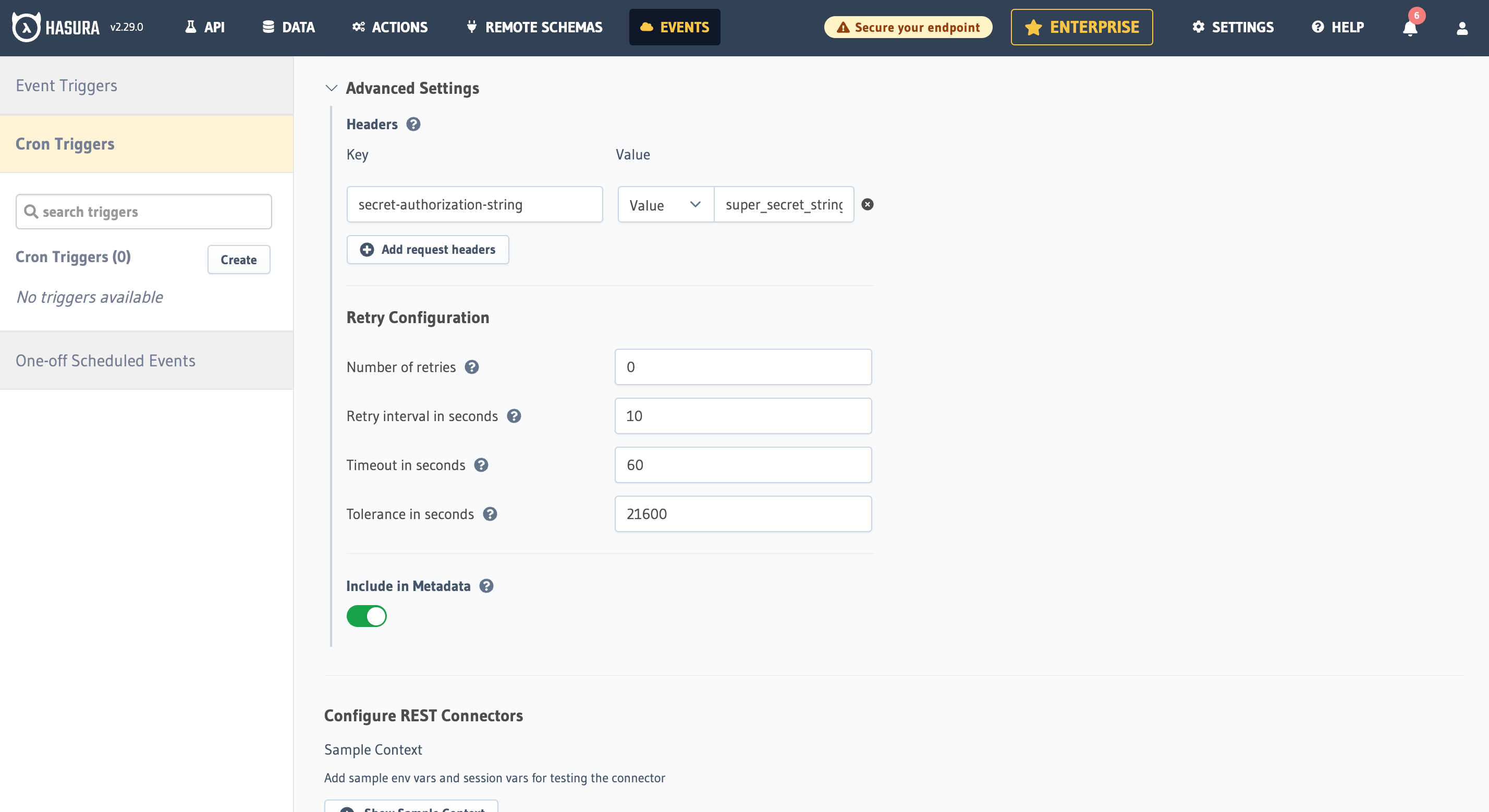 Hasura Scheduled Trigger architecture