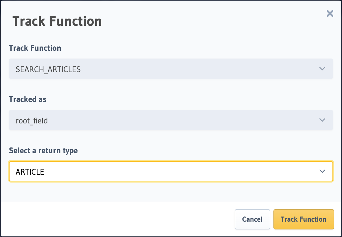 Select function return table