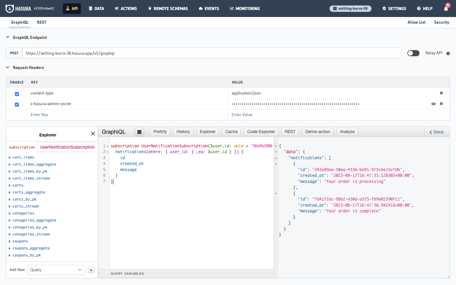 Hasura Scheduled Trigger architecture