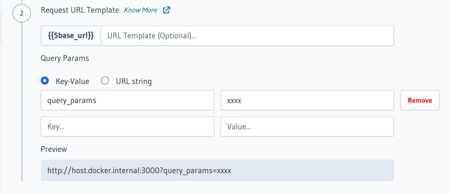 Console Event Trigger request options transformation