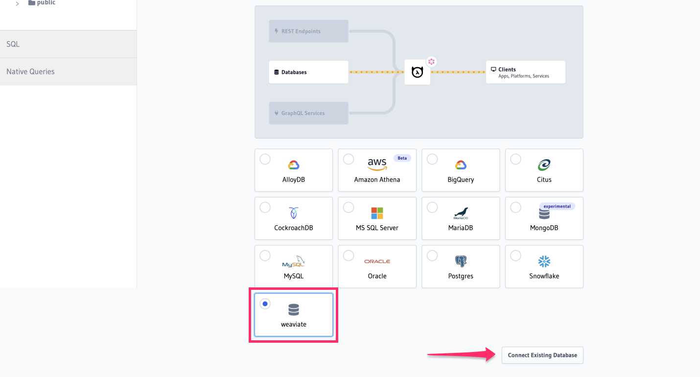 Configure the Weaviate agent