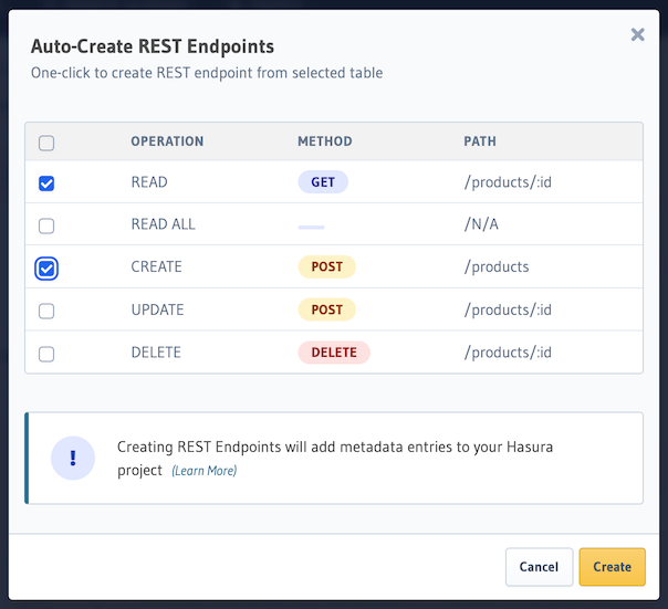 Create RESTified Endpoint